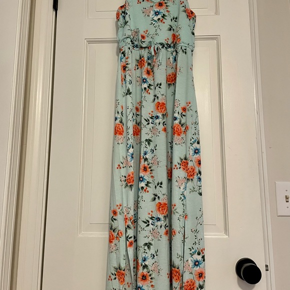 NWT Trixxi Feranmi Halter Maxi Dress Size L Girls (10-12) - Picture 6 of 7